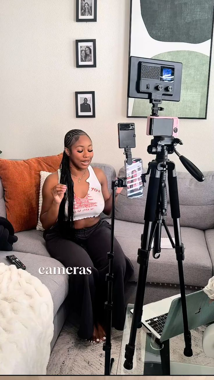 Zuri D. filming for UGCbox
